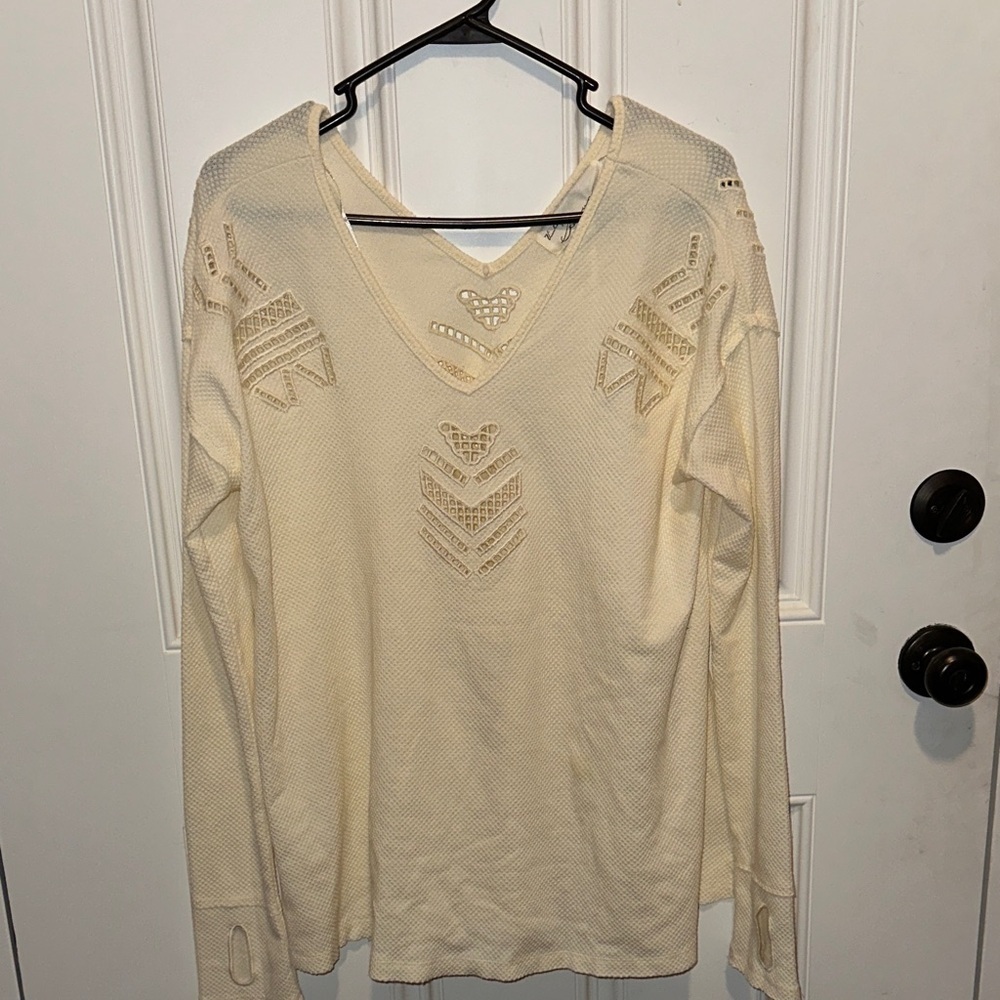 Vintage Havana Ivory V-Neck Sweater